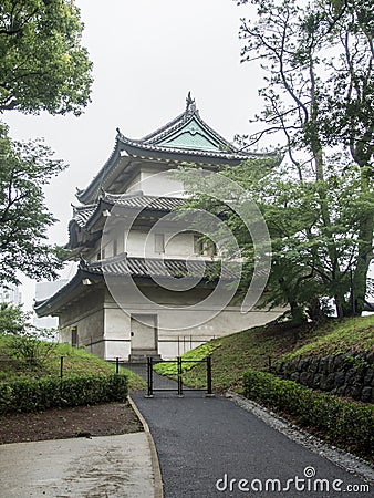 East Gardens of Imperial Palace, Tokyo, Japan Stock Photo